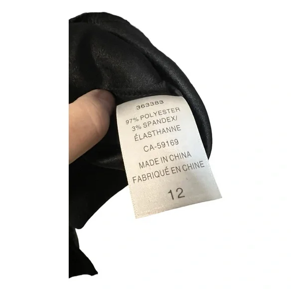 A Mario Serrani black dress in size 12 - Picture 4 of 6